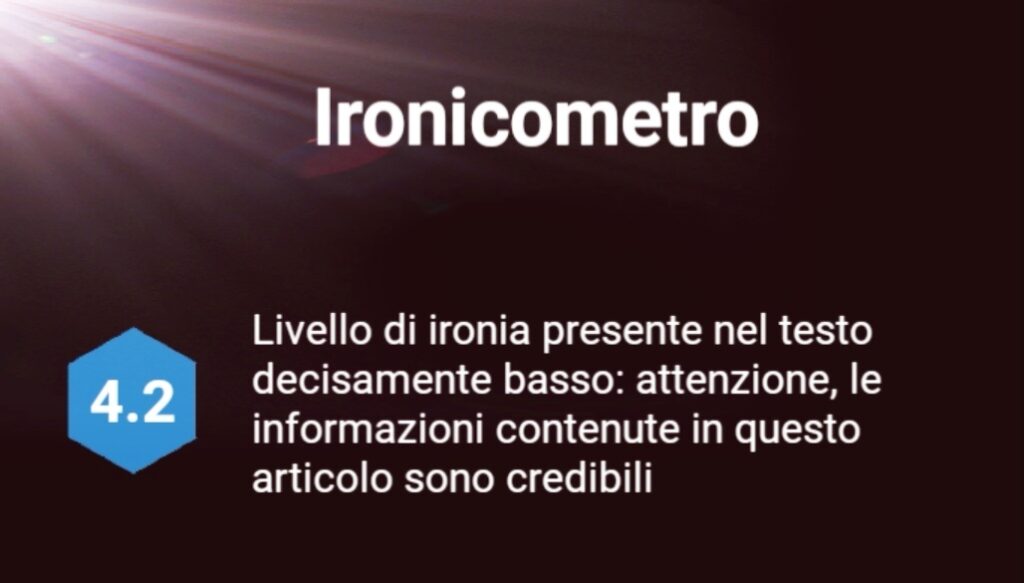 Ironicometro valore basso