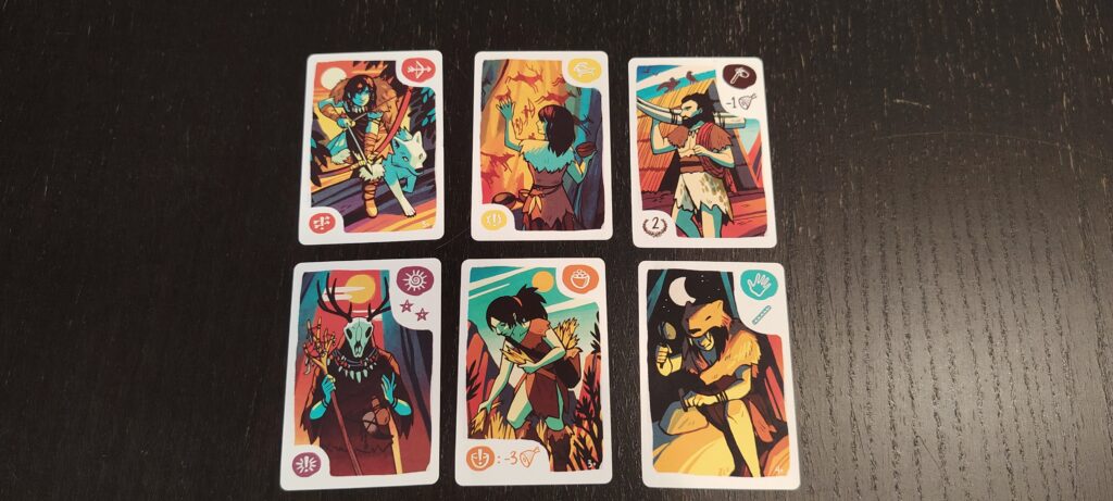 Le carte personaggio di Mesos
