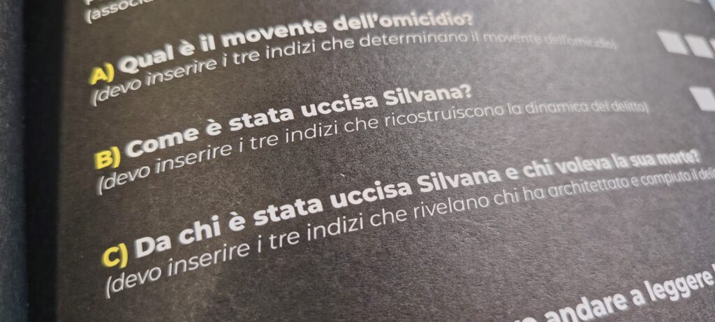 Domande da rispondere in ogni caso di Colpevole o innocente?