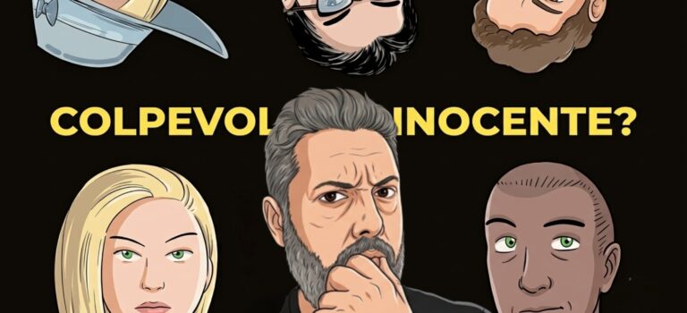 Colpevole o Innocente? – La Recensione Copertina Colpevole o Innocente modificata con IA aggiungendo un mio avatar