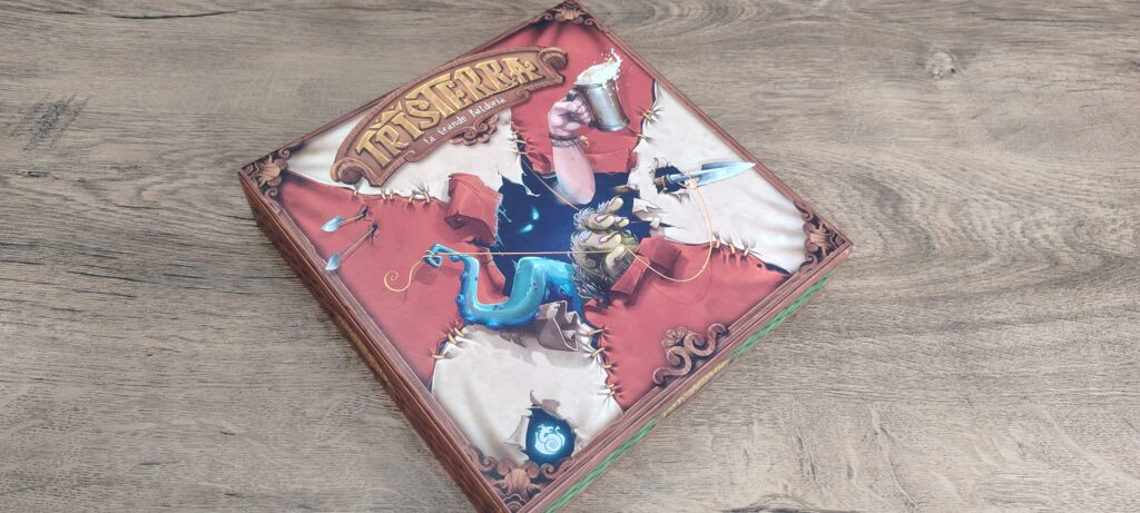Scatola del gioco vista dall'alto
